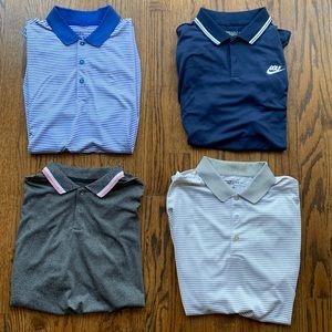 Bundle! 4 Nike golf polos! Sz. M